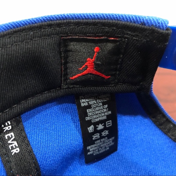 Jordan, Nike Pro Hat, AR2118-480, Blue & Black - Picture 9 of 11